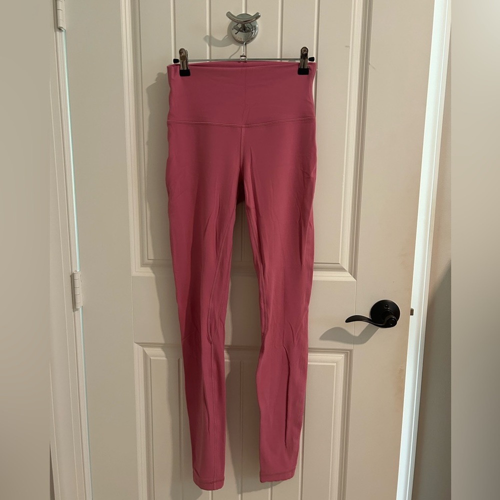 Lululemon Pink Align Leggings 28” Size 6